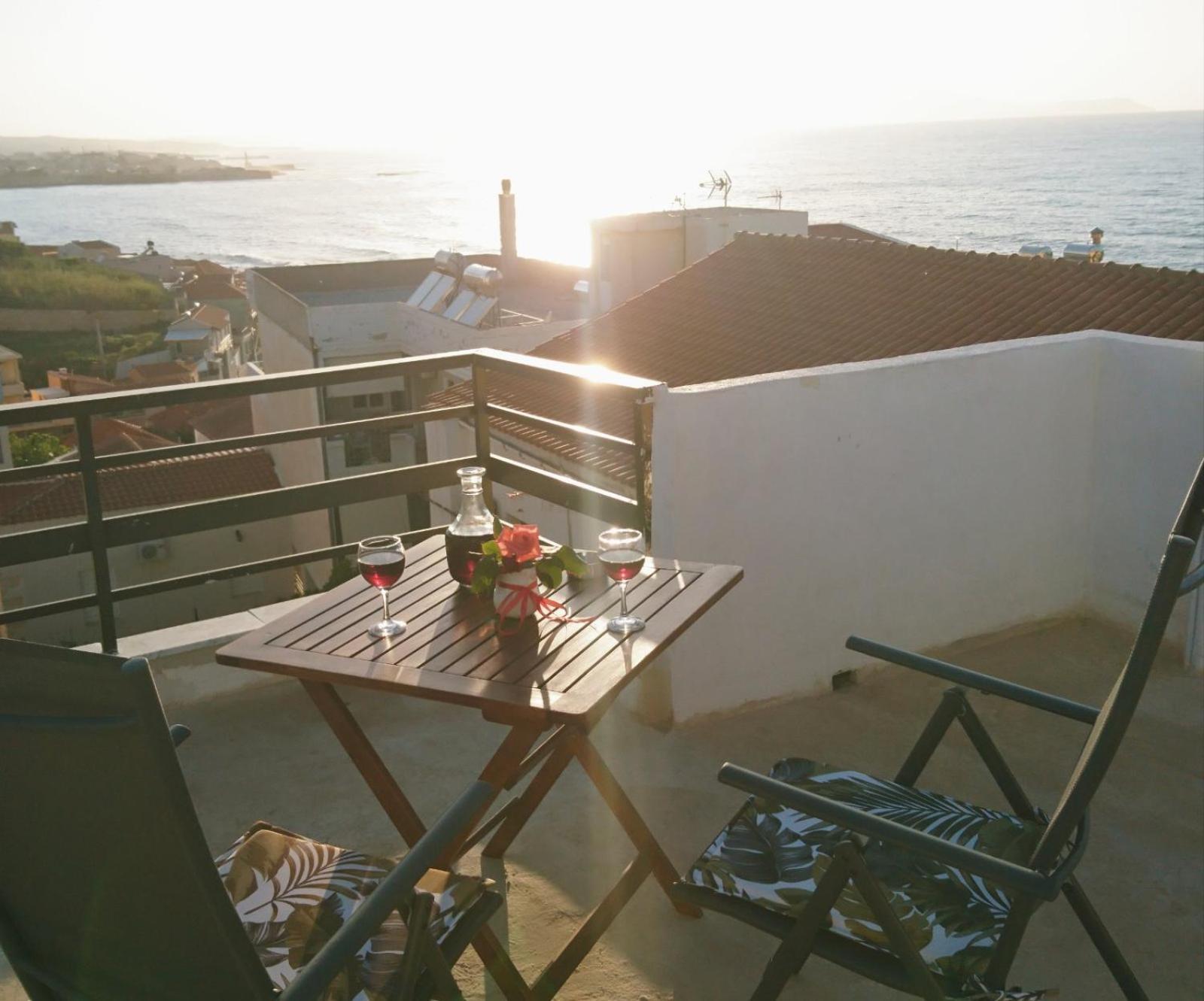 Sunny Family Apartment In Chania Close To The Sea Extérieur photo